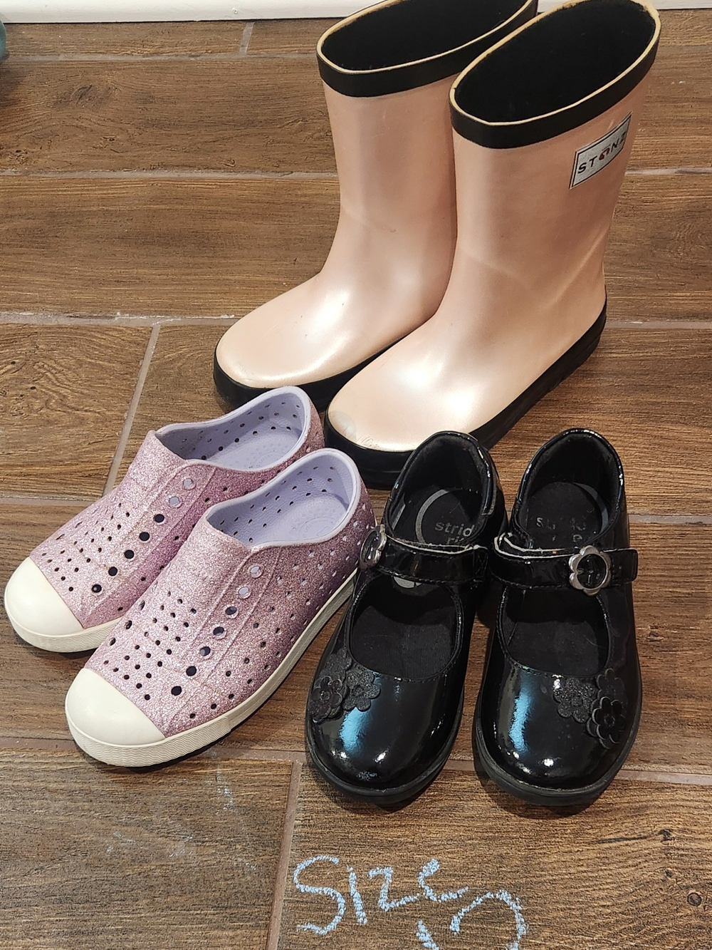 Size 2 Girls Shoes - Natives, Stride Rite And Stonz